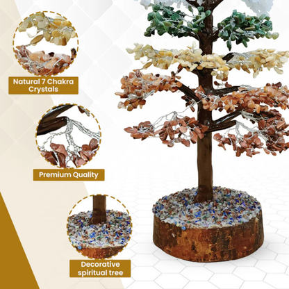 RudraPrana™ 7 Chakra Healing Tree (2000 Beads)
