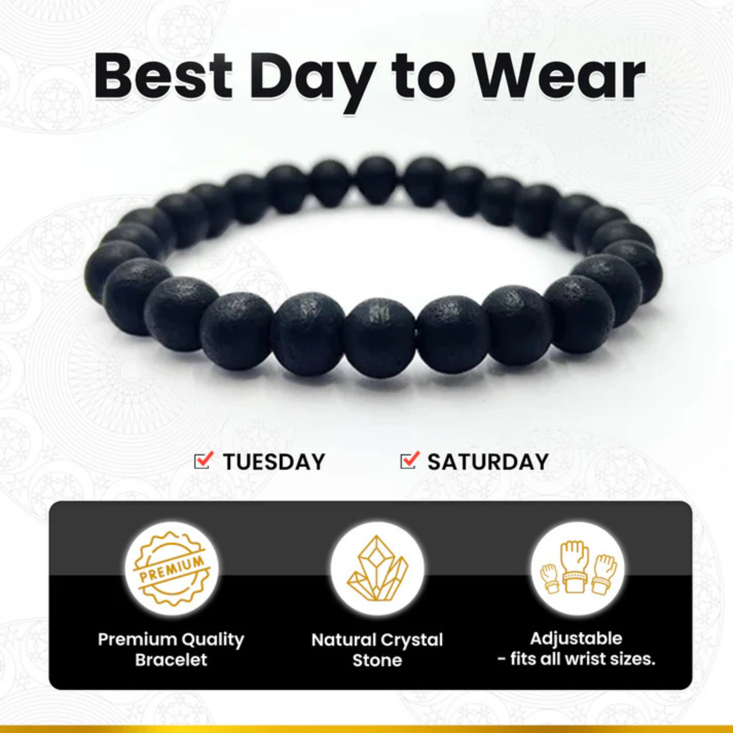 Karungali Protection Bracelet™ – 8MM Original Black Wood Energy