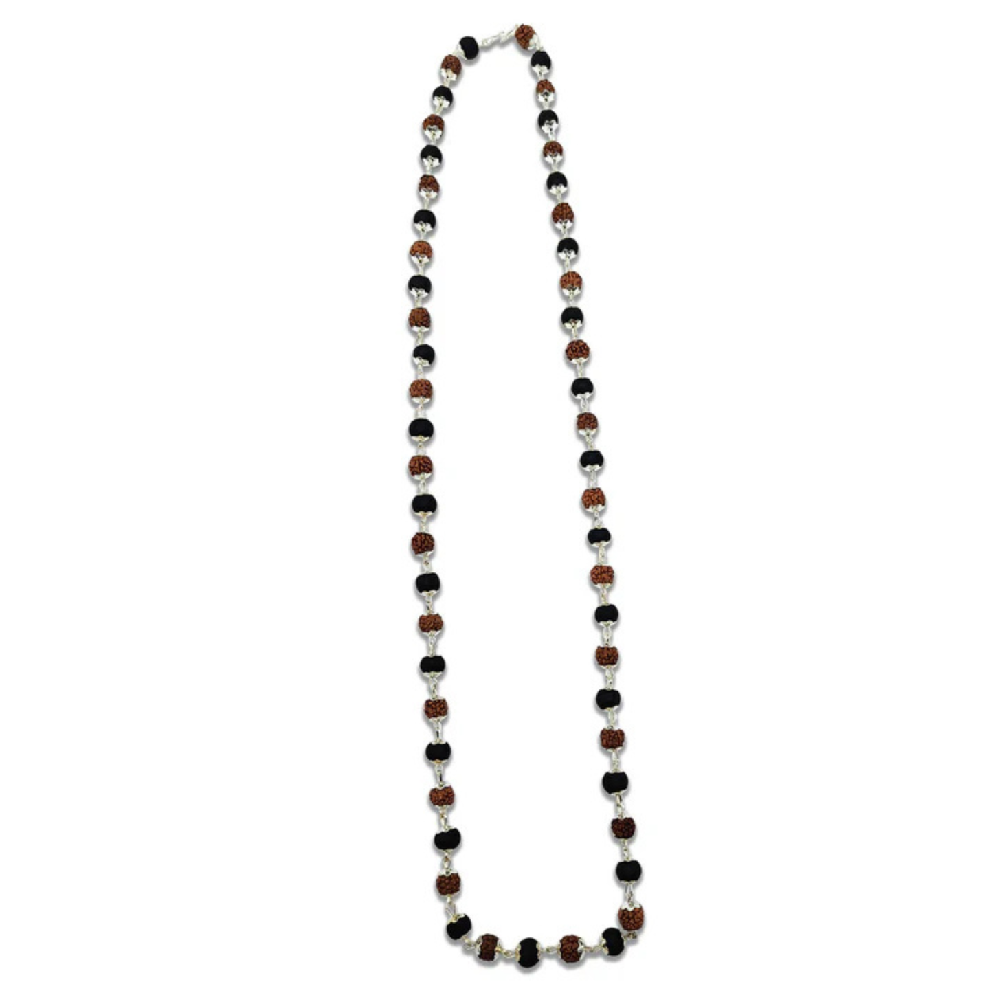 RudraPrana Rudraksha Karungali Mala™ (8MM Beads)