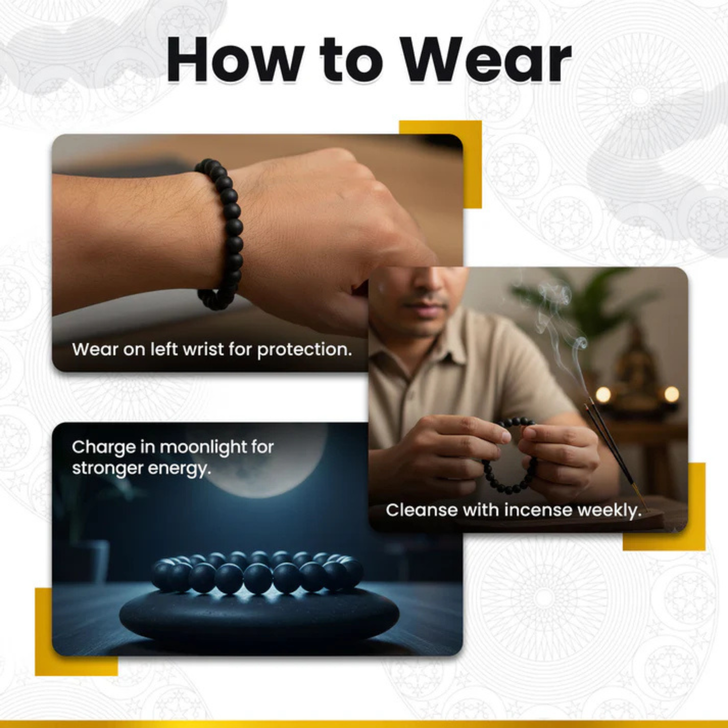 Karungali Protection Bracelet™ – 8MM Original Black Wood Energy