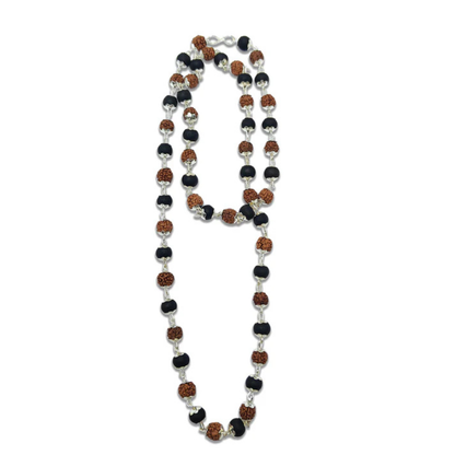 RudraPrana Rudraksha Karungali Mala™ (8MM Beads)