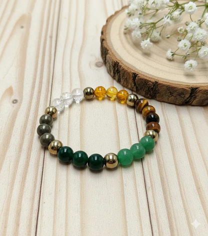 RudraPrana™ Money Magnet Original Stone Bracelet (8MM Beads)