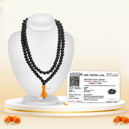 RudraPrana™ Karungali Mala – 8MM Sacred Protection Beads