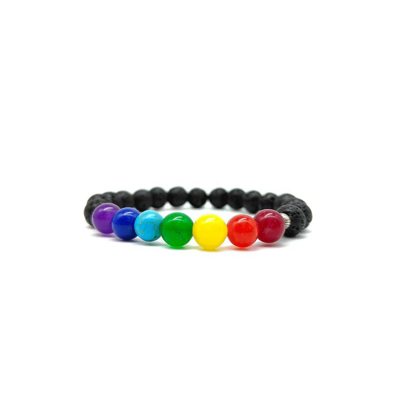RudraPrana™ 7 Chakra Healing Bracelet (8MM Beads)
