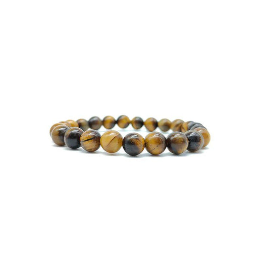 RudraPrana™ Tiger Eye Willpower & Protection Bracelet (8 MM)