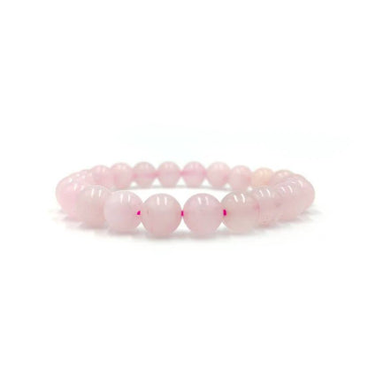 RudraPrana™ Rose Quartz Bracelet for Unconditional Love (8MM Beads)