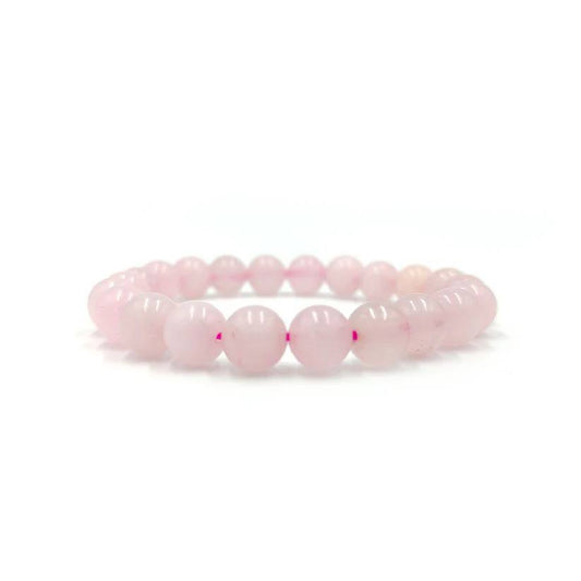 RudraPrana™ Rose Quartz Bracelet for Unconditional Love (8MM Beads)