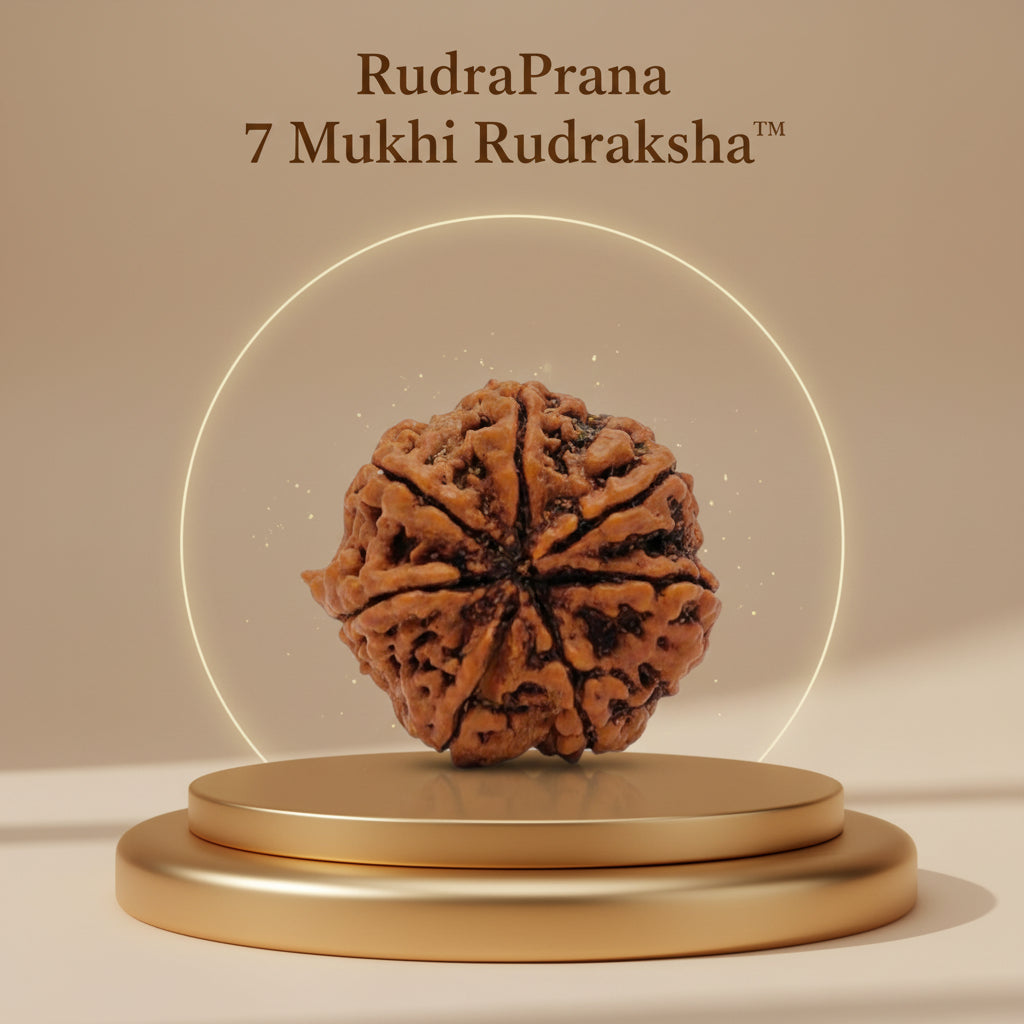 RudraPrana™ 7 Mukhi Rudraksha - Nepal Origin