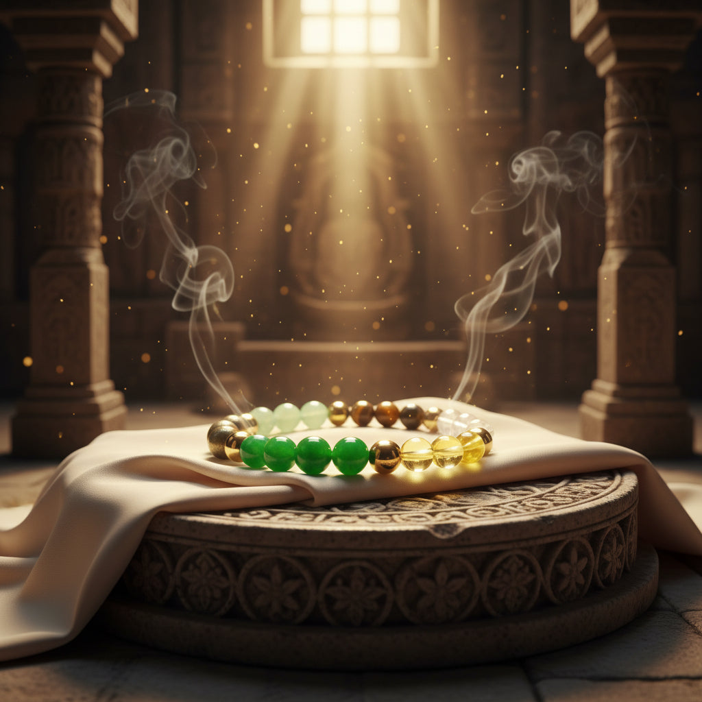 RudraPrana™ Money Magnet Original Stone Bracelet (8MM Beads)