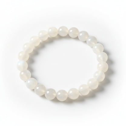 RudraPrana™ Moonstone New Beginnings & Intuition Bracelet (8 MM)
