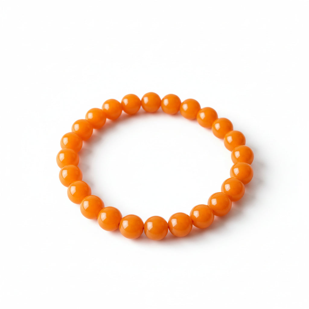 RudraPrana™ Orange Aventurine Confidence & Emotional Healing Bracelet (8 MM)