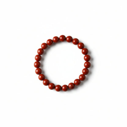 RudraPrana™ Red Jasper Grounding & Protection Bracelet (8 MM)