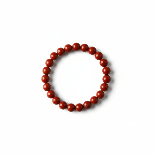 RudraPrana™ Red Jasper Grounding & Protection Bracelet (8 MM)