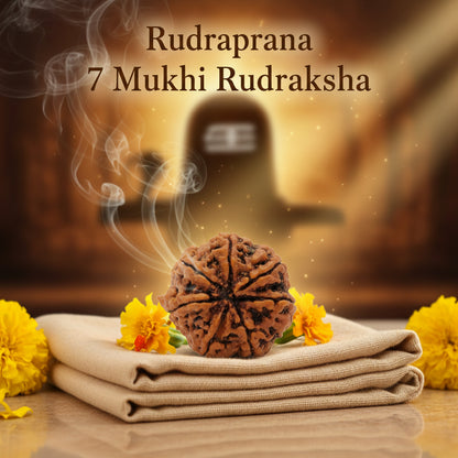 RudraPrana™ 7 Mukhi Rudraksha - Nepal Origin