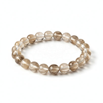 RudraPrana™ Clear Quartz AAA Diamond Cut Energy Amplifier Bracelet (8 MM)