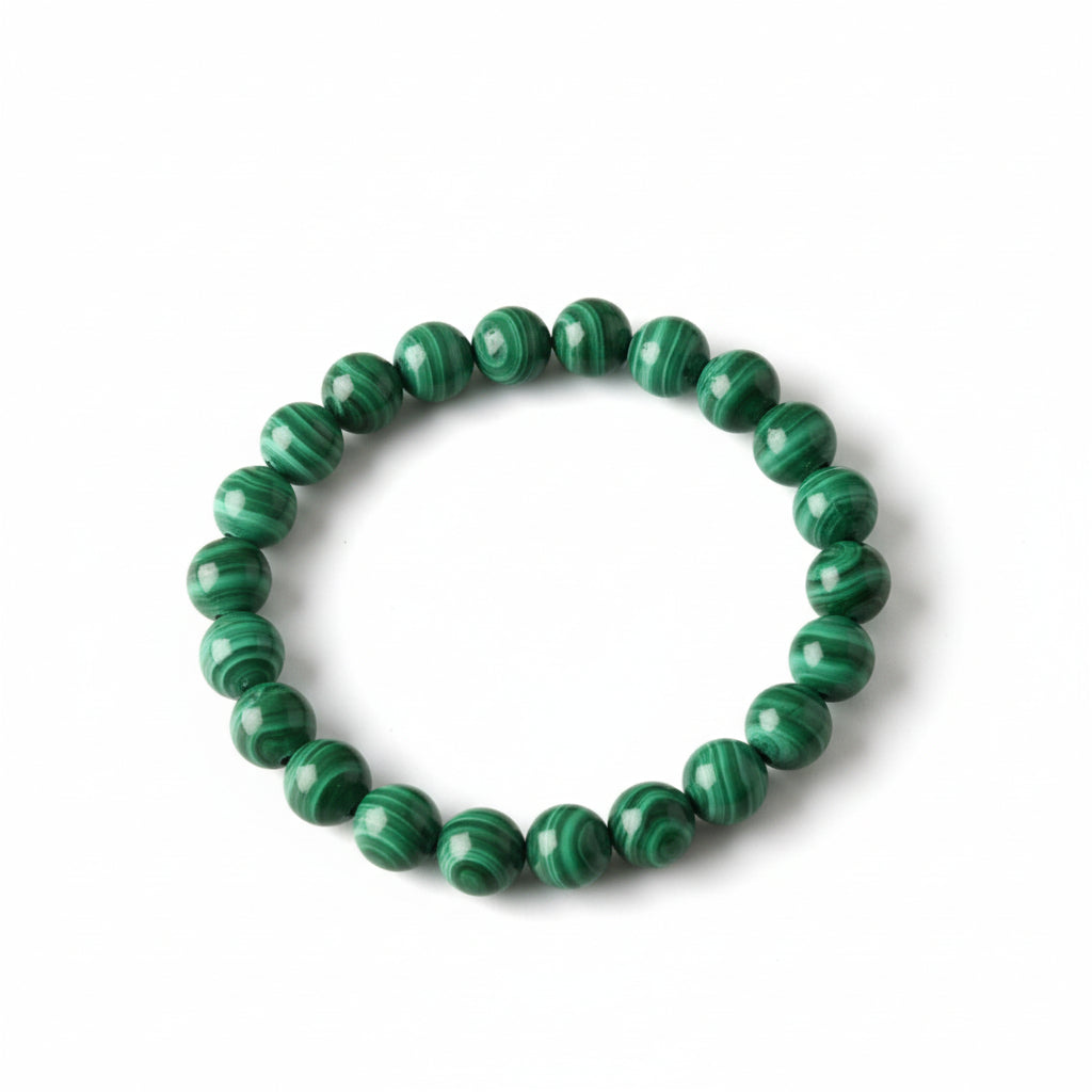 RudraPrana™ Malachite Protection & Transformation Bracelet (8 MM)