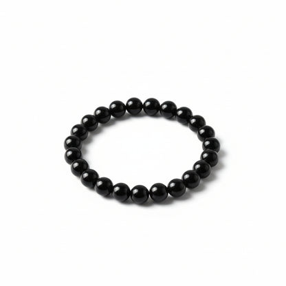RudraPrana™ Black Obsidian Protection & Grounding Bracelet (8 MM)