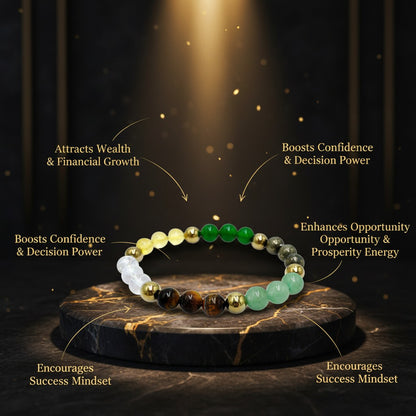 RudraPrana™ Money Magnet Original Stone Bracelet (8MM Beads)