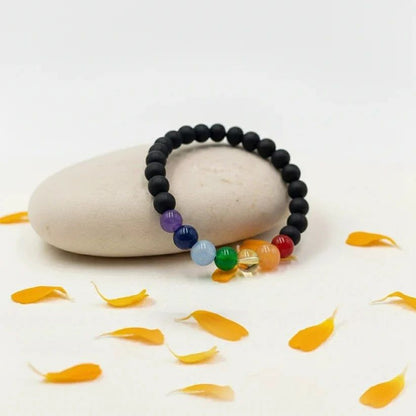RudraPrana™ 7 Chakra Healing Bracelet (8MM Beads)